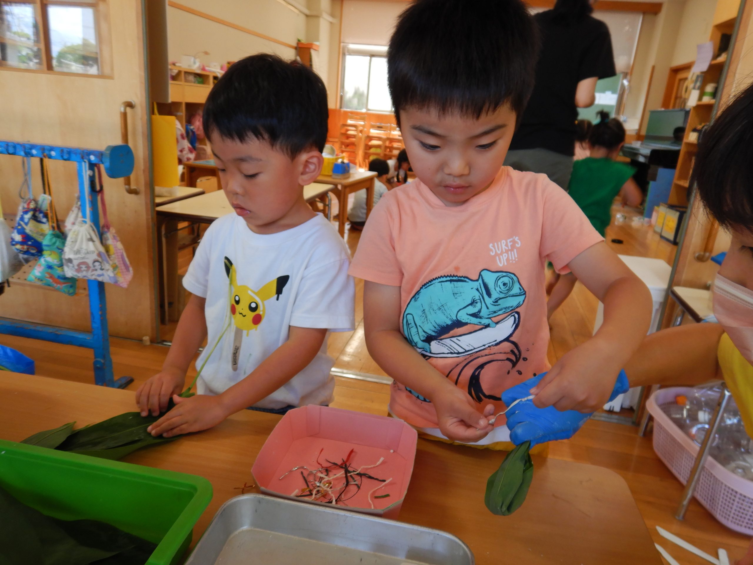 笹採り＆笹餅パーティー（年中組）