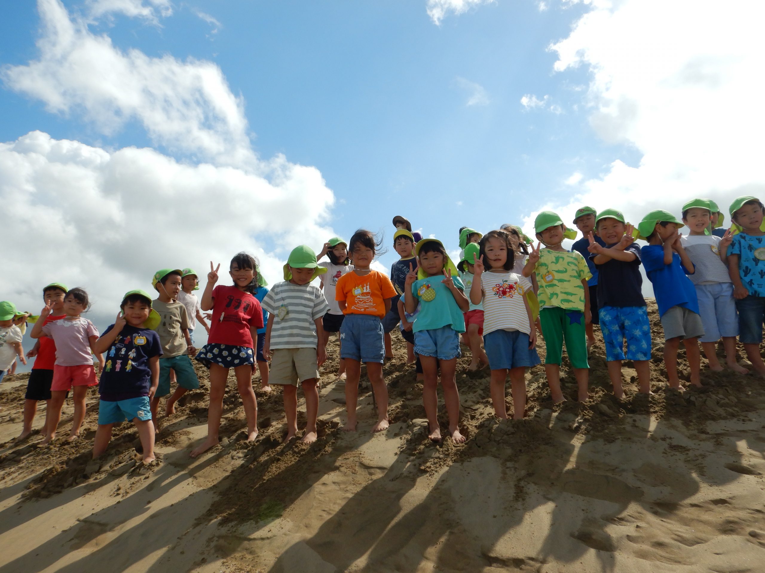 砂丘に行ったよ！（年長）