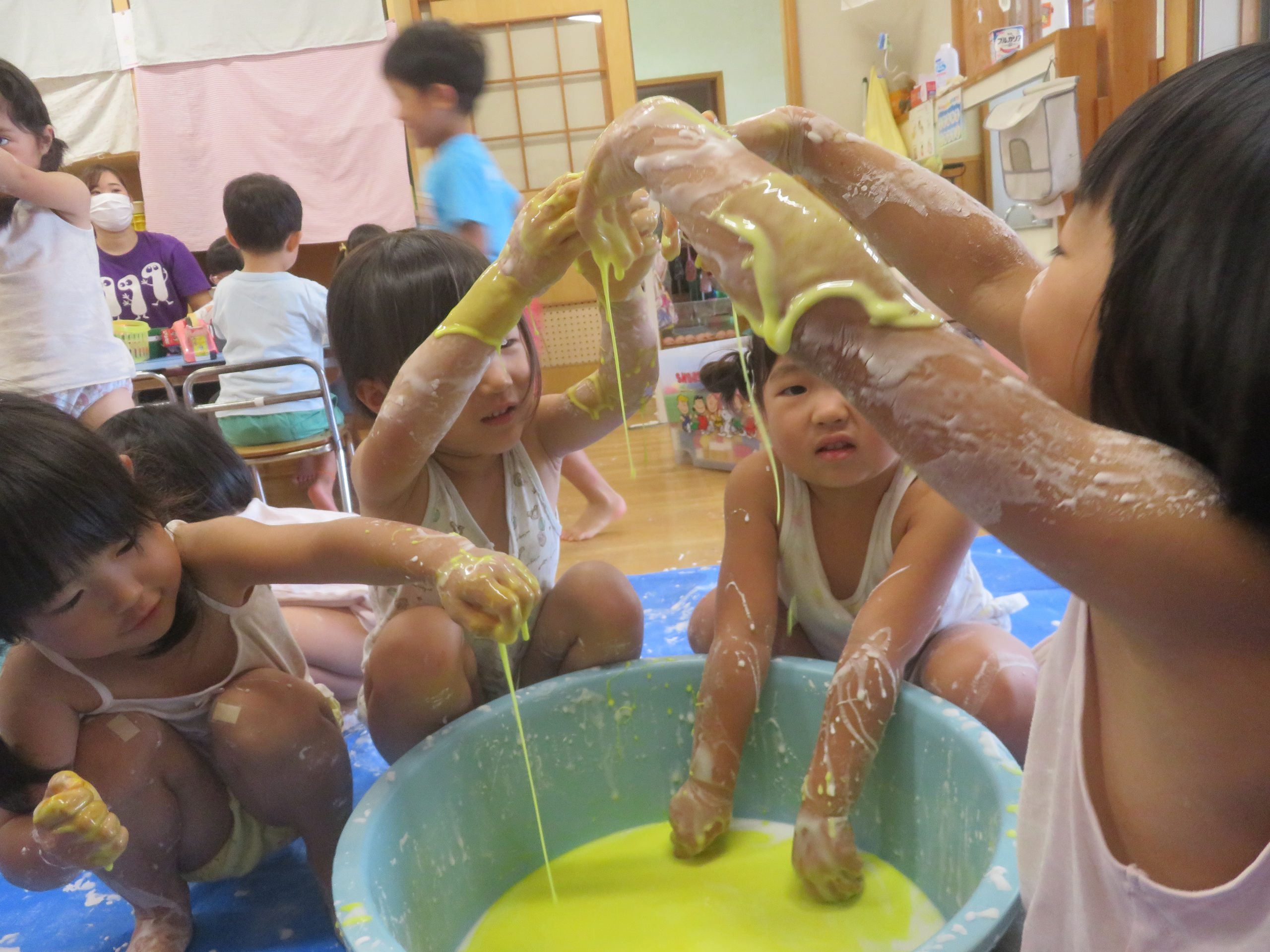 かたくりこねんど、楽しかった～！！（年少組）