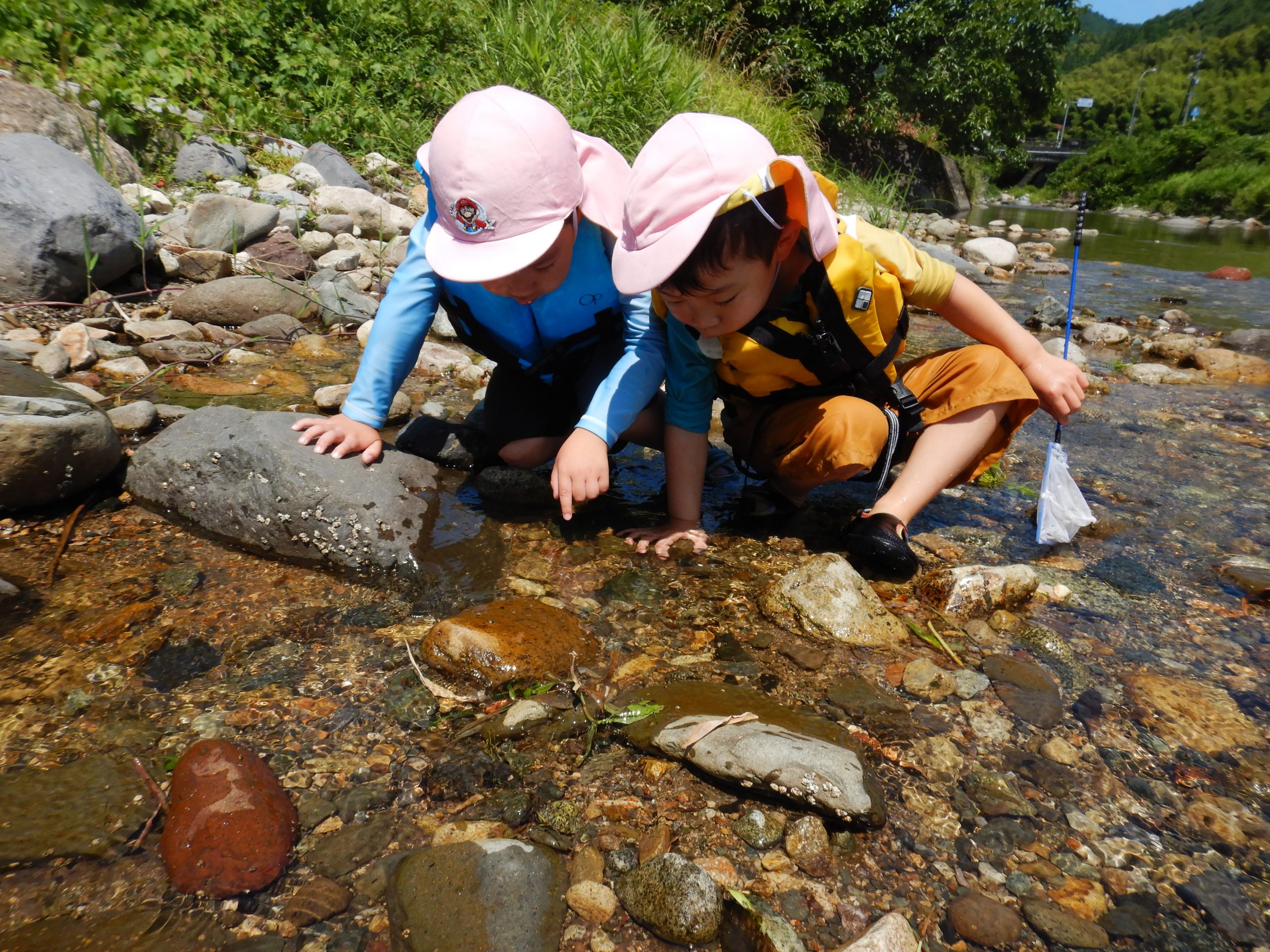 川遊び（年中組）