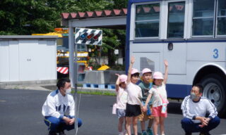 交通安全講習会に行ったよ！（年長組）